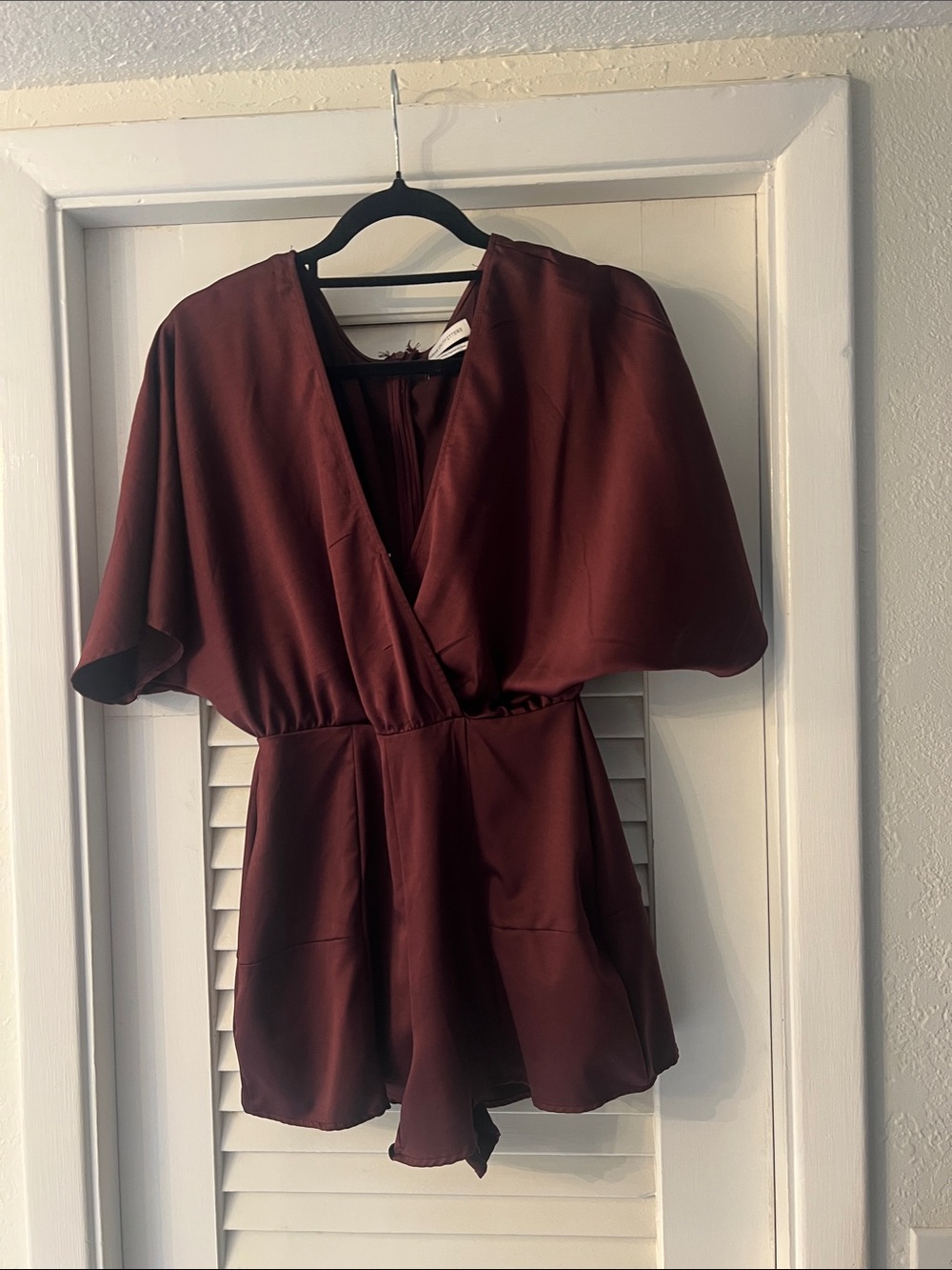 Urban Outfitters Burgundy Romper
